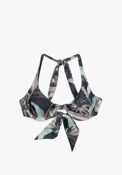 Lovjoi Lovjoi Bikini Top FORTUNEI aus regeneriertem & recyceltem Material, Botanical garden dark, – Produktbild 1 von 1