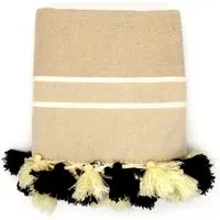 Cotonway Cotonway Hamamtuch / Strandtuch Maxi Chevron Pompon – Produktbild 1 von 1