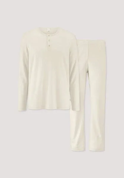 hessnatur hessnatur Pyjama Relaxed aus reiner Bio-Baumwolle, Natur, – Produktbild 4 von 4