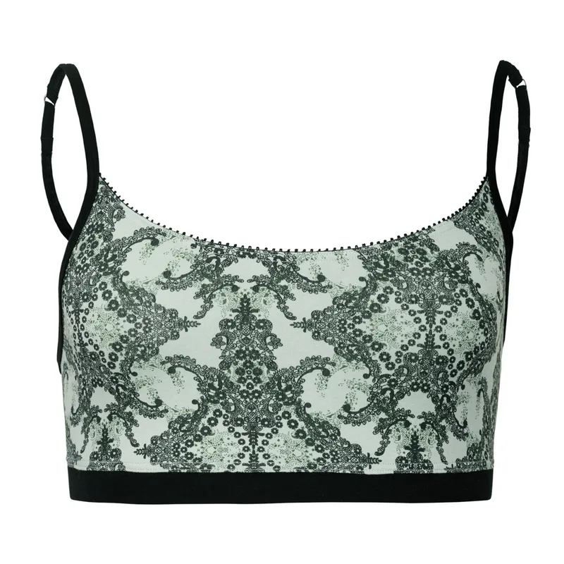 Living Crafts LIVING CRAFTS - Damen Bustier - Grün (50% Bio-Baumwolle; 45% Micro Modal; 5% Elasthan), Nachhaltige Mode, Bio Bekleidung, Grün, – Produktbild 1 von 2