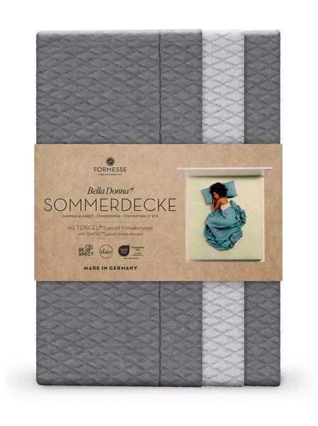 formesse formesse Bella Donna Sommerdecke 2 Größen, Hellanthrazit, – Produktbild 1 von 4