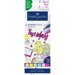 Faber-Castell Faber-Castell Goldfaber Sketch Marker Kawaii Set 6 Stück – Produktbild 1 von 1