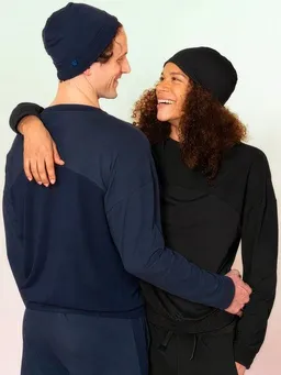 nice to meet me nice to meet me Unisex Sweatshirt – Sweatshirt aus TENCEL Lyocell und Bio-Baumwolle – Produktbild 1 von 1
