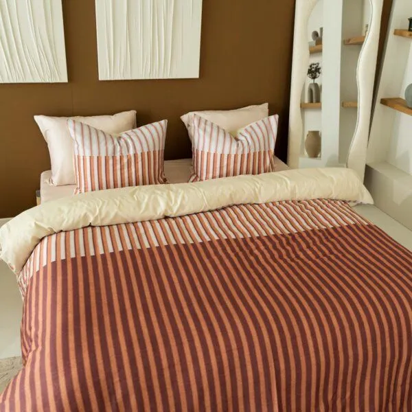 Kayori Kayori Niseko Bettbezug Baumwollsatin, Rot, – Produktbild 2 von 4