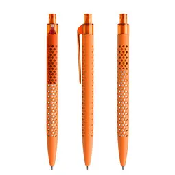 prodir prodir® Druckkugelschreiber QS40 Soft Touch PRT Push, blaue Mine, orange – Produktbild 1 von 1
