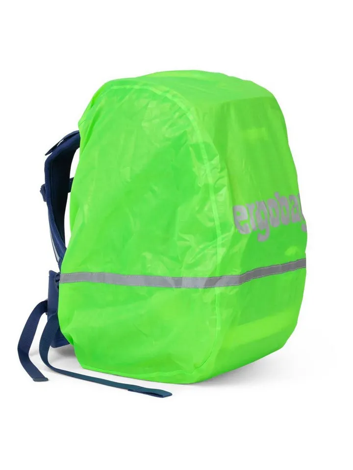 Ergobag Ergobag Rucksack-Regenschutz Regenschutz für Schulranzen (1-St), reflektierend, Grün, – Produktbild 3 von 3
