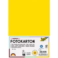 folia folia Fotokarton, 300 g/m², 50 x 70 cm, 10 Bogen, bananengelb – Produktbild 1 von 1
