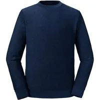 Russel Pure Organic Russel Pure Organic Herren Langarm Sweatshirt Bio Baumwolle Wendbar, Navy, – Produktbild 1 von 1