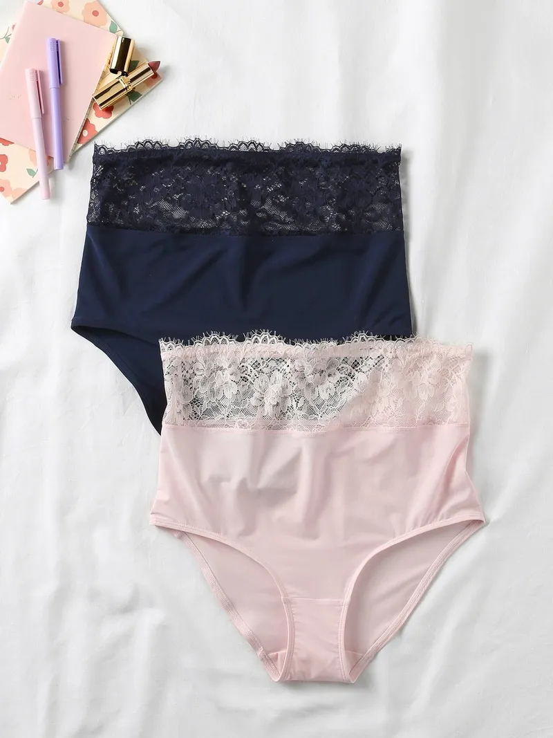 Envie De Fraise 2er-Pack Umstands-Slips mit Spitze, Marine, – Produktbild 3 von 4