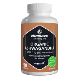 vitamaze Ashwagandha Extrakt 500 mg Kapseln Vegan – Produktbild 1 von 1