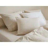 Yumeko Kissenbezug Chambray "Yumeko" aus Baumwolle TENCEL, Latte chambray, – Produktbild 1 von 1