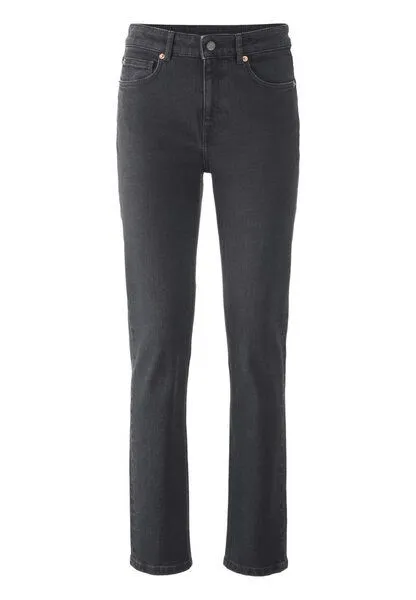hessnatur hessnatur Jeans LINN High Rise Slim aus Bio-Denim, Schwarz, – Produktbild 3 von 4