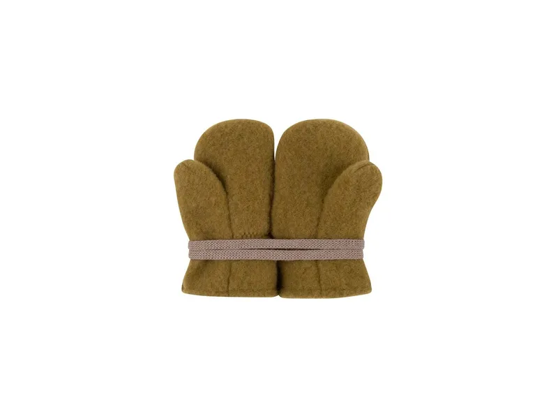 Pure pure by Bauer PURE PURE by Bauer Kinder Handschuhe Fäustlinge Bio-Merinowolle Fleece schilf Gr.2 (12-24 Monate), Grün, – Produktbild 1 von 1
