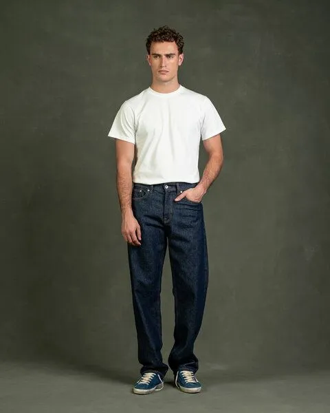 Kuyichi Kuyichi Herren Jeans LARRY Loose Fit aus recycelter Baumwolle, Rinse (blau), – Produktbild 4 von 6