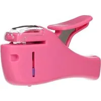 Klammerloser Tacker "Paper Shark" 4 Blatt, pink – Produktbild 1 von 1