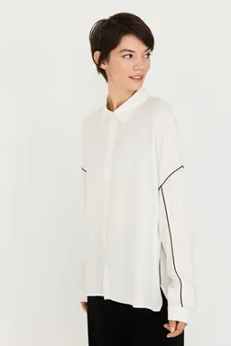 SKFK SKFK Damen vegan Shirt Abesti Weiß – Produktbild 1 von 1
