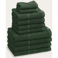 Kushel Towels Kushel Towels The Family Set - Handtuch SET aus Biobaumwolle und Holzfaser, Forest green, – Produktbild 1 von 1