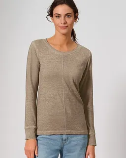 HempAge HempAge Langarmshirt mit mittiger Naht Hanf/Biobaumwolle – Produktbild 1 von 1
