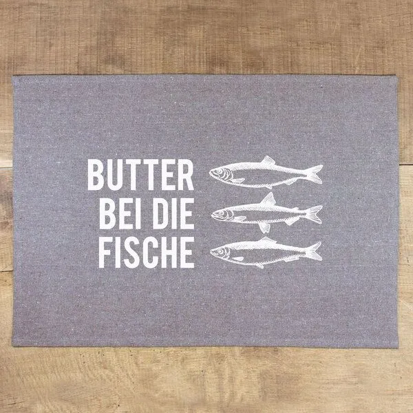 Bow & Hummingbird Bow & Hummingbird Tischset Butter bei die Fische – Produktbild 1 von 4