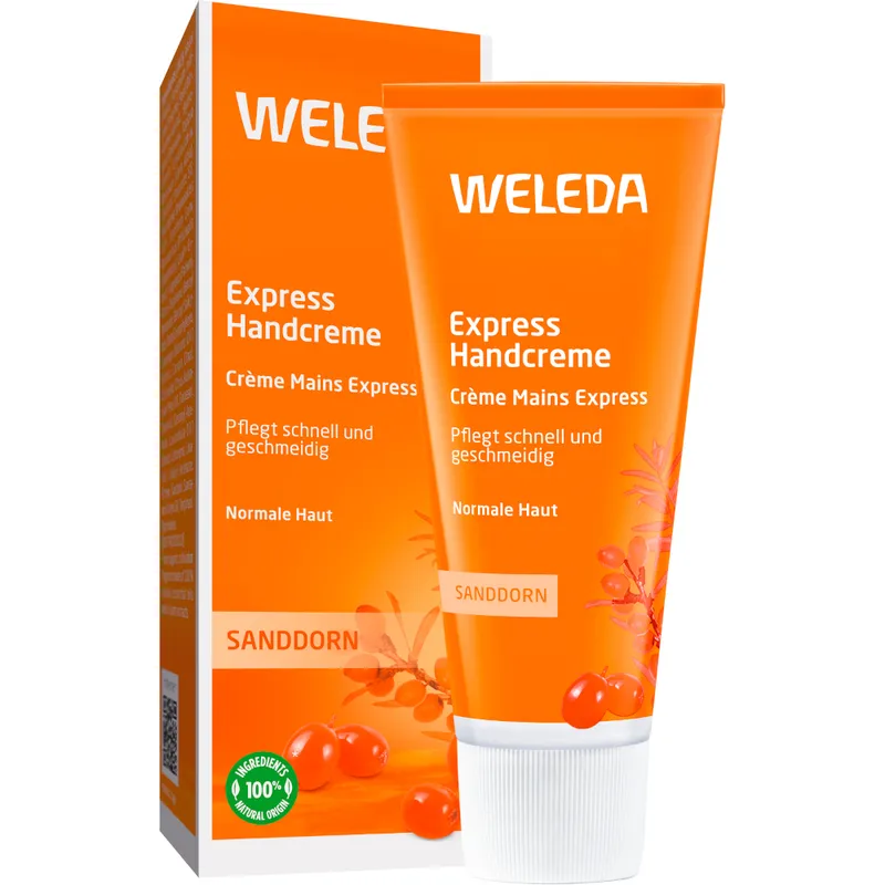 Weleda WELEDA Express Handcreme SANDDORN 50 ml Creme – Produktbild 1 von 1