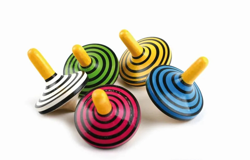 El Puente El Puente Kreisel Kreiselset "Kreise", 5er-Set, Handmade (5), Bunt, – Produktbild 2 von 2