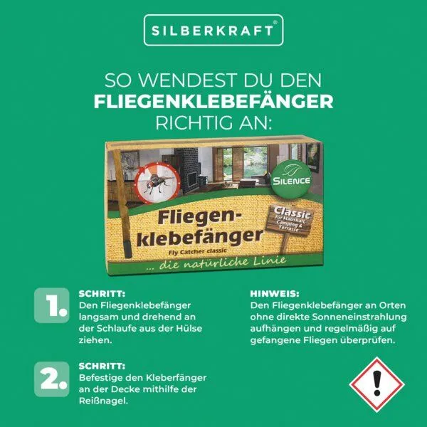 Silberkraft Silberkraft Silence Fliegenklebefänger – Produktbild 2 von 4