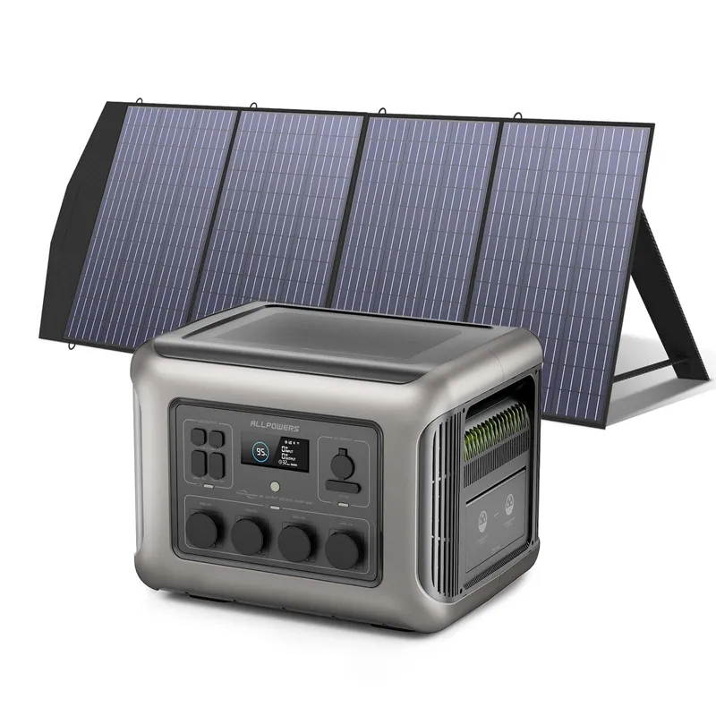 ALLPOWERS R2500 V2 Mit 200W Solarpanel | 2500W Solargenerator R2500 V2 (1920Wh) / R2500 + 1 x SP033 Faltbares Solarpanel – Produktbild 1 von 1