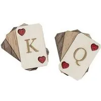 BeWooden BeWooden Broschen aus Holz für Paare | Mode Schmuck | König und Königin – Produktbild 1 von 1