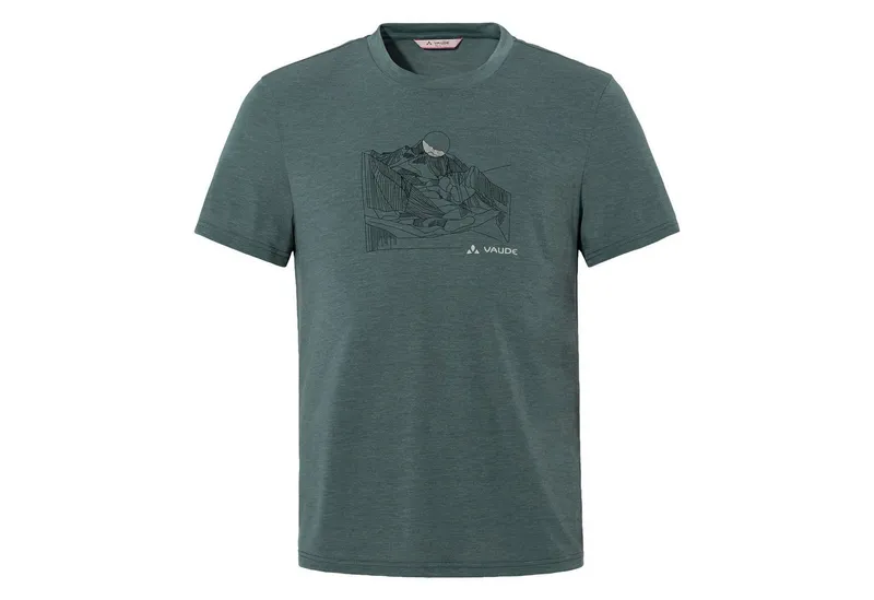 Vaude Vaude T-Shirt Tekoa T-Shirt III zu 25% aus Holzfasern hergestellt, 964 heron, – Produktbild 1 von 5