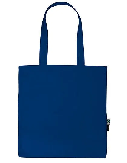 Neutral Neutral Baumwolltasche Einkaufstasche Shopper Lange Henkel 38 x 42 cm, Royal blau, – Produktbild 2 von 3