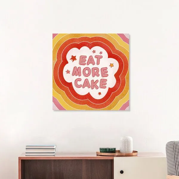 Photocircle Photocircle Poster / Leinwandbild - EAT MORE CAKE – Produktbild 3 von 4