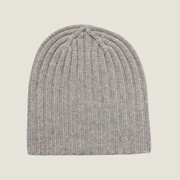 Wooliie Wooliie 100% Kaschmirmütze pflanzlich gefärbt Unisex, Creme (naturfarbe), – Produktbild 4 von 4