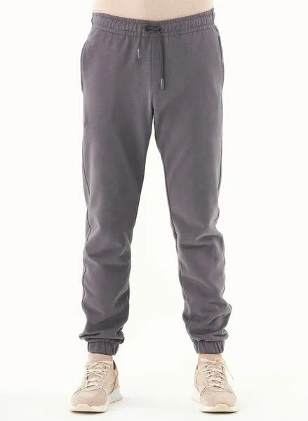 ORGANICATION ORGANICATION ESSENTIALS - PARSSA - Soft Touch Sweathose aus Bio-Baumwolle, Grau(shadow), – Produktbild 2 von 3