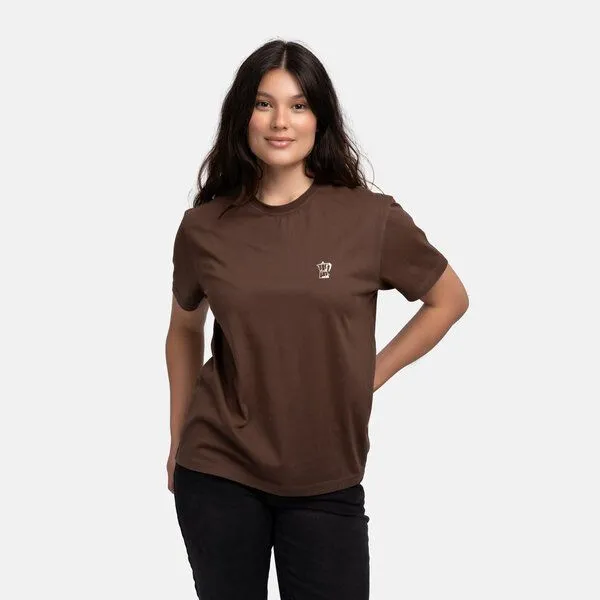 Natural Vibes Natural Vibes T-Shirt Coffee Bio GOTS | Bio T-Shirt | Weißes T-Shirt | Herren T-Shirt | – Produktbild 3 von 4