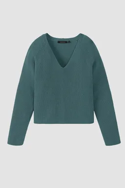 recolution Recolution Damen vegan Pullover Arugula Teal – Produktbild 1 von 1