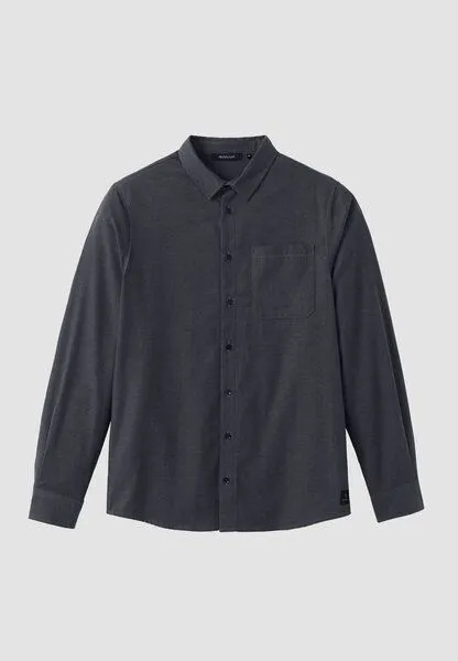 recolution Herren Flanellhemd aus Bio-Baumwolle - LENTIL - recolution, Dark grey (grau), – Produktbild 1 von 1