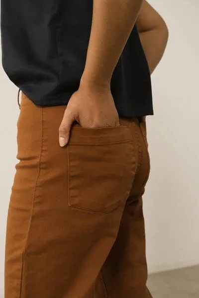 TIRALAHILACHA TIRALAHILACHA Hani Recycled Cotton Sailor Pants, Braun, – Produktbild 3 von 4