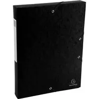 Exacompta 10 Exacompta Archivboxen "Scotten" aus Colorspan, 600 g/m², DIN A4, schwarz, RB 60 mm – Produktbild 1 von 1