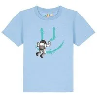 watabout kids watabout.kids T-Shirt Kinder Graffiti Astronaut, Blue soul, – Produktbild 1 von 1