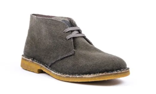 Risorse Future Risorse Future Herren vegan Desert Boots Anthrazit, Dunkelgrau, – Produktbild 3 von 3