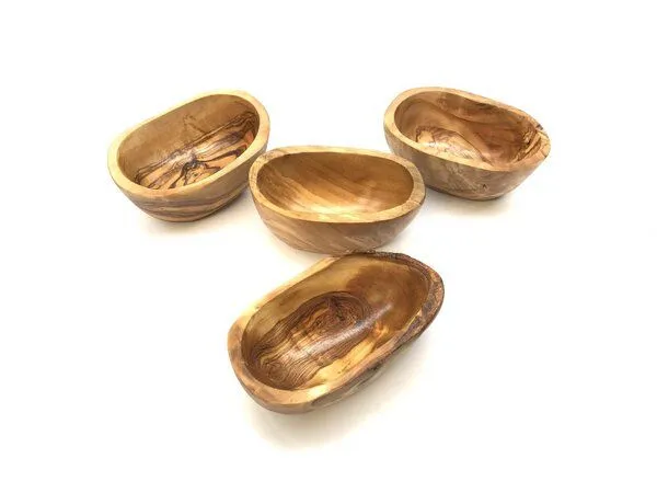 Olivenholz erleben Olivenholz erleben Tapas Schale, oval 12 - 14 cm aus Olivenholz – Produktbild 4 von 5