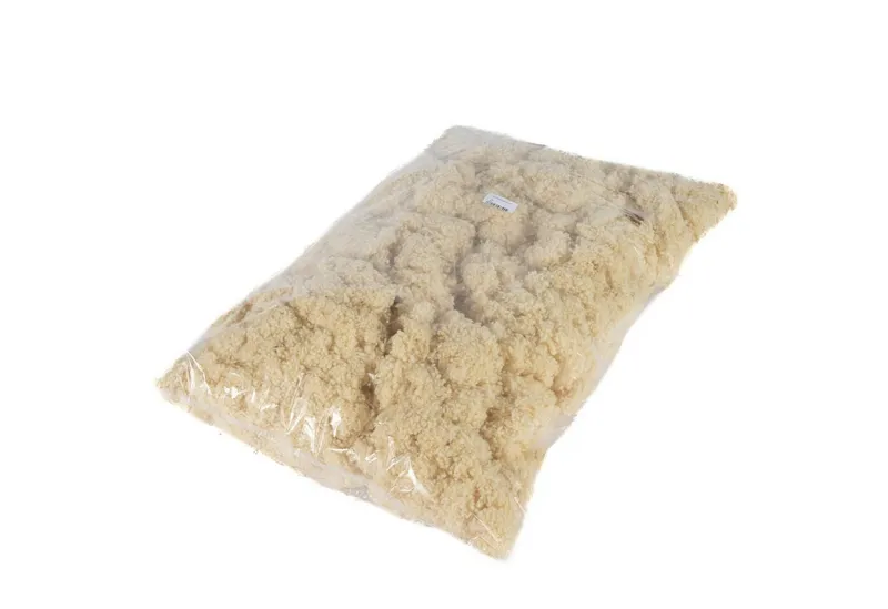 Ritter Decken Kissenfüllung Schurwollkügelchen aus 100% Schurwolle kbT, mulesingfrei, 1 kg, Füllmaterial für Kissen, Nackenrollen & Inletts, natürlich, Beige, – Produktbild 1 von 5