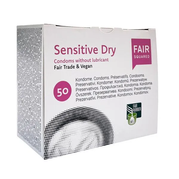 Fair Squared Fair Squared Sensitive Dry Kondome 50 Stück – Produktbild 1 von 5