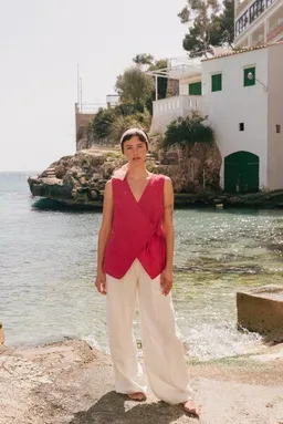 AmourLinen AmourLinen Klassische Leinenhose Lydia – Produktbild 1 von 1