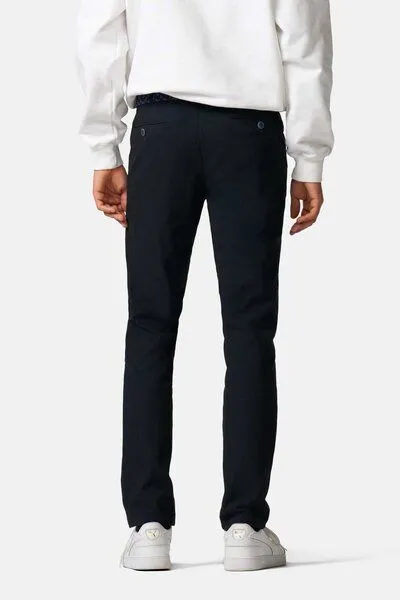 Meyer MEYER ACTIVE - JERSEY LOOK Chino, Blau (dunkelblau), – Produktbild 3 von 4