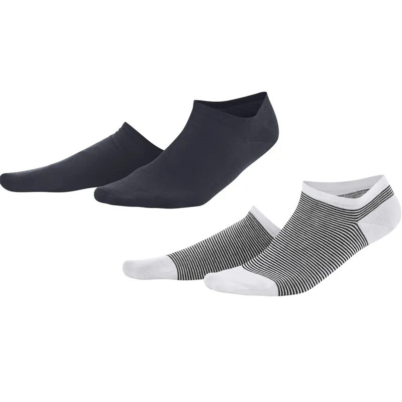 Living Crafts LIVING CRAFTS - Damen Sneaker-Socken, 2er-Pack - Mehrfarbig (98% Bio-Baumwolle; 2% Elasthan), Nachhaltige Mode, Bio Bekleidung, Mehrfarbig, – Produktbild 1 von 3