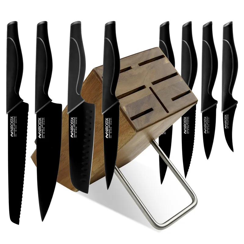 Nirosta Nirosta Messerblock-Set "Wave", 9-teilig – Produktbild 1 von 3