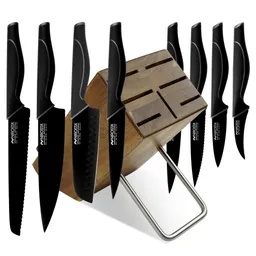 Nirosta Nirosta Messerblock-Set "Wave", 9-teilig – Produktbild 1 von 1