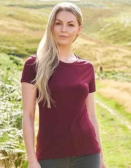 Ecologie by AWDis Ecologie by AWDis Cascades Organic Women´s T-Shirt Rundhals Bio-Baumwolle Vegan, Navy, – Produktbild 3 von 3