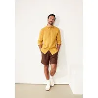 Givn Berlin Givn Berlin Langarmhemd GBKENT aus Leinen, Faded gold (linen), – Produktbild 1 von 1